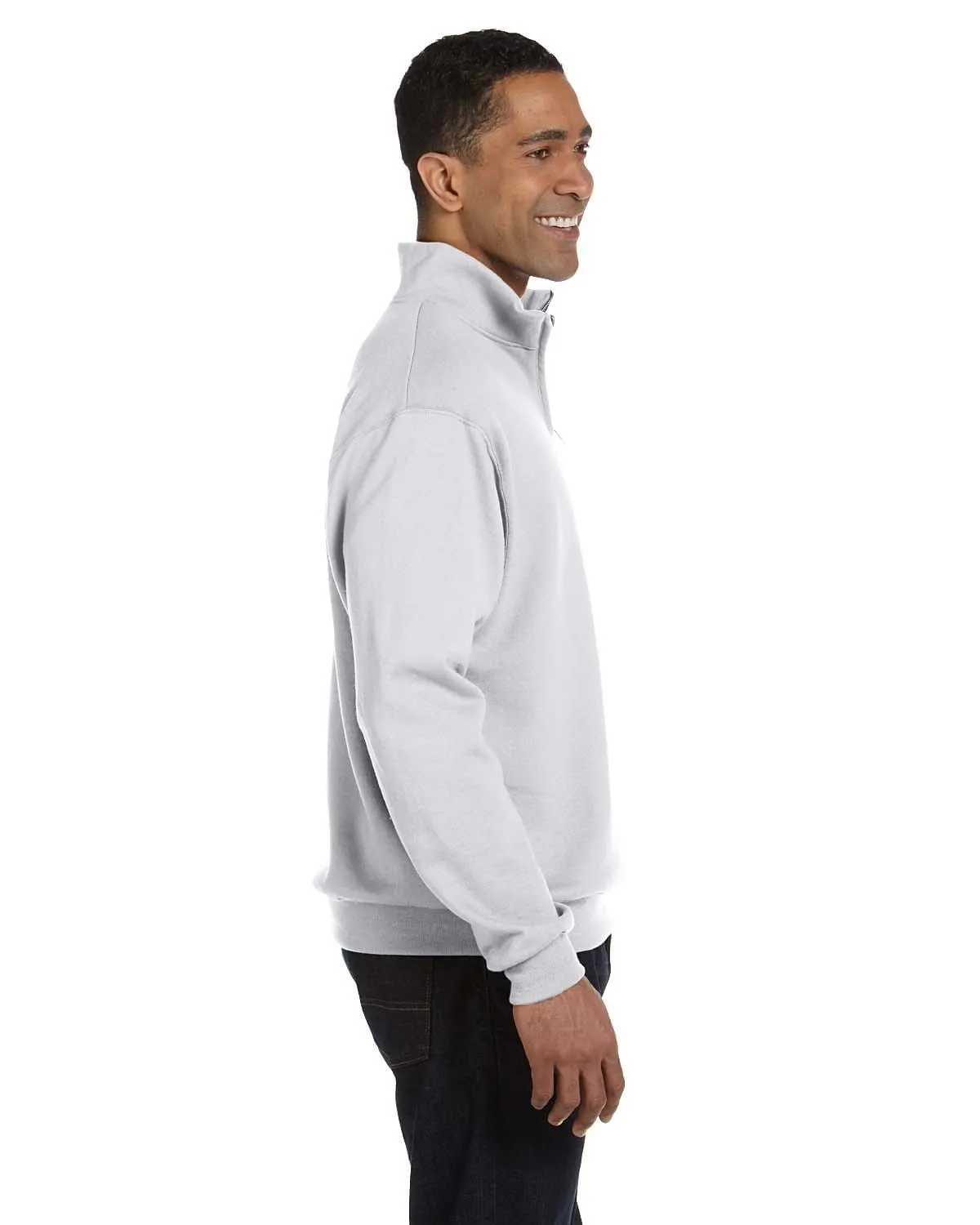 Jerzees NuBlend 50/50 Quarter-Zip Cadet Collar Sweatshirt