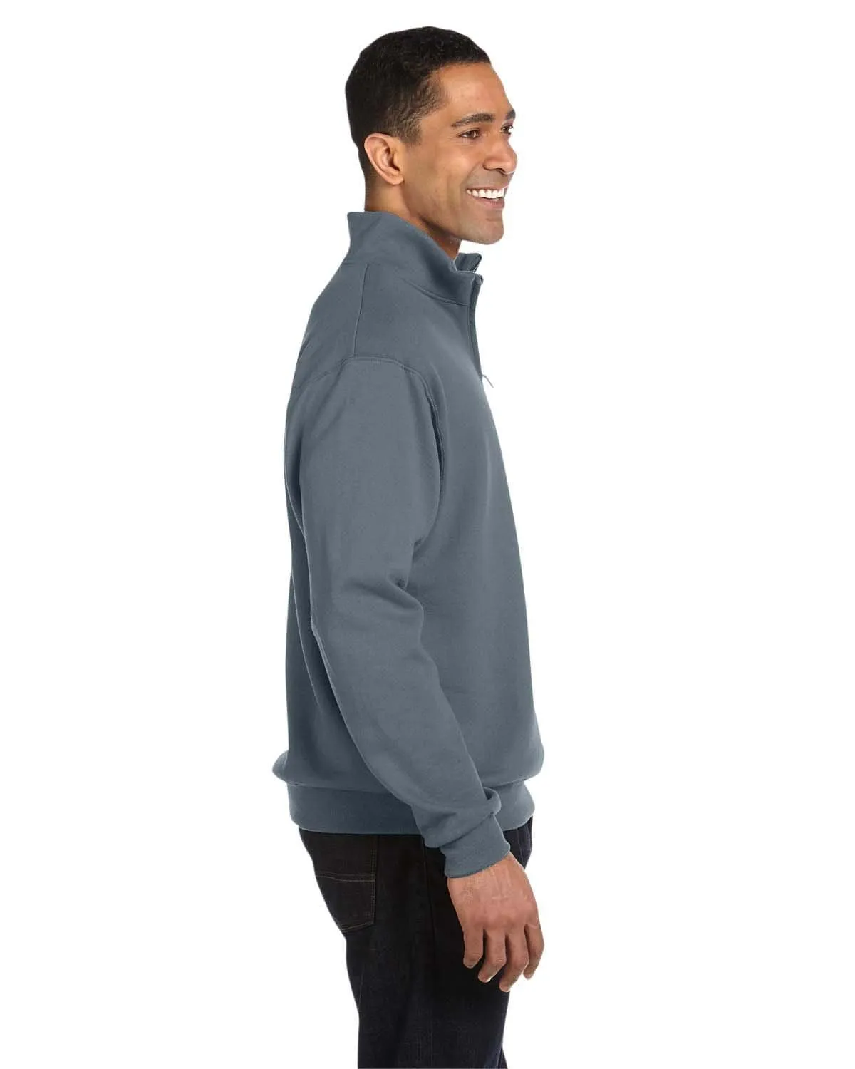 Jerzees NuBlend 50/50 Quarter-Zip Cadet Collar Sweatshirt