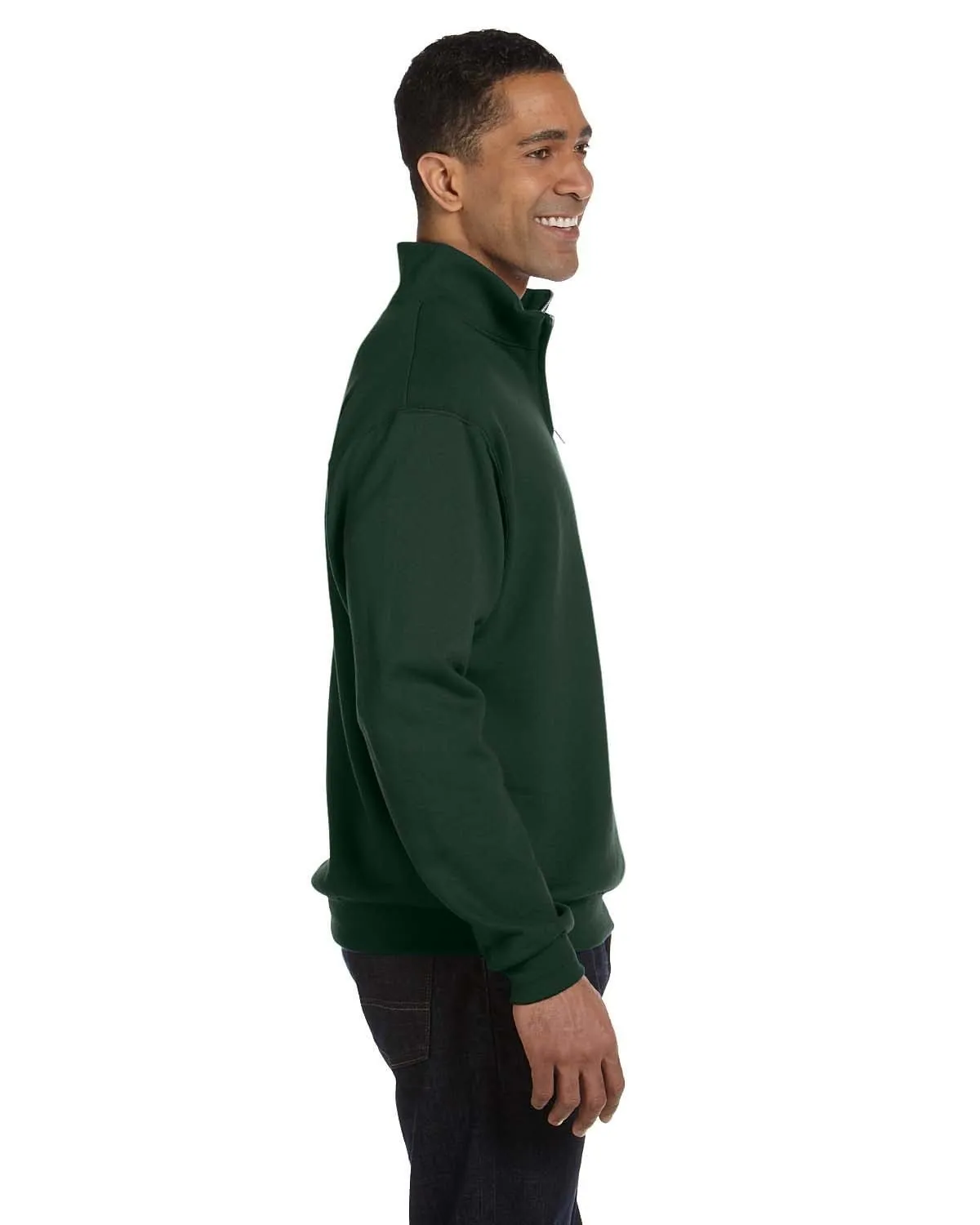 Jerzees NuBlend 50/50 Quarter-Zip Cadet Collar Sweatshirt