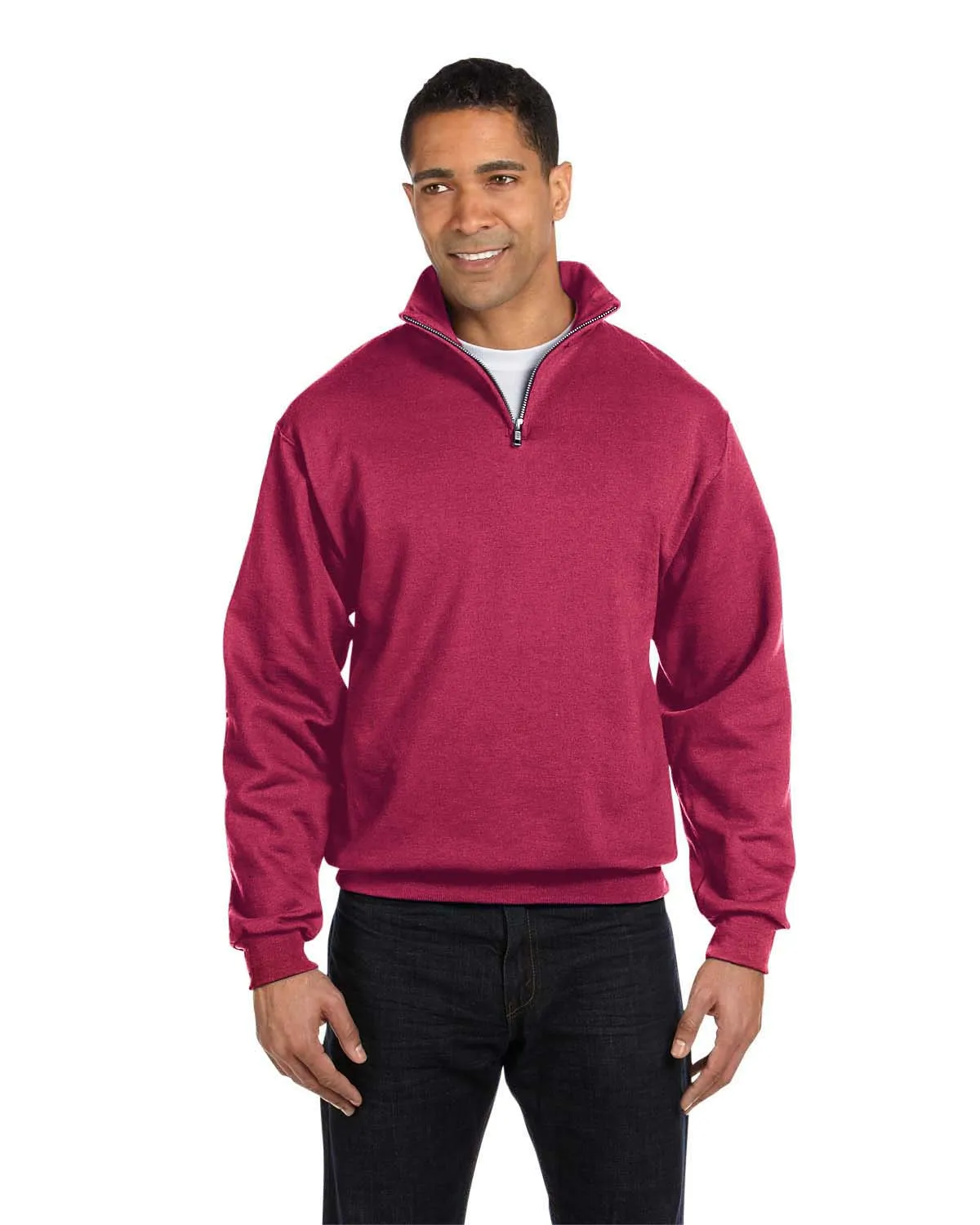 Jerzees NuBlend 50/50 Quarter-Zip Cadet Collar Sweatshirt