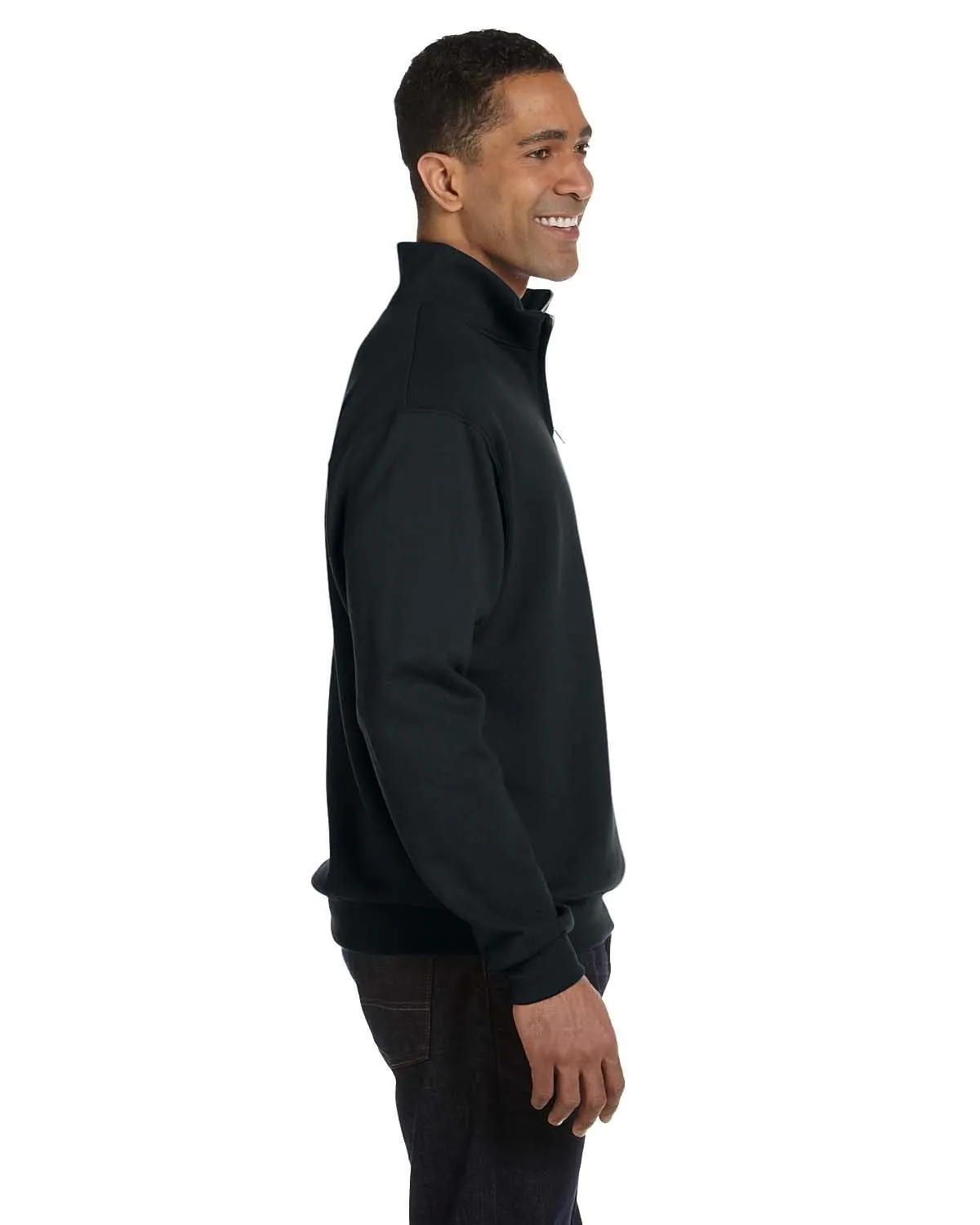 Jerzees NuBlend 50/50 Quarter-Zip Cadet Collar Sweatshirt