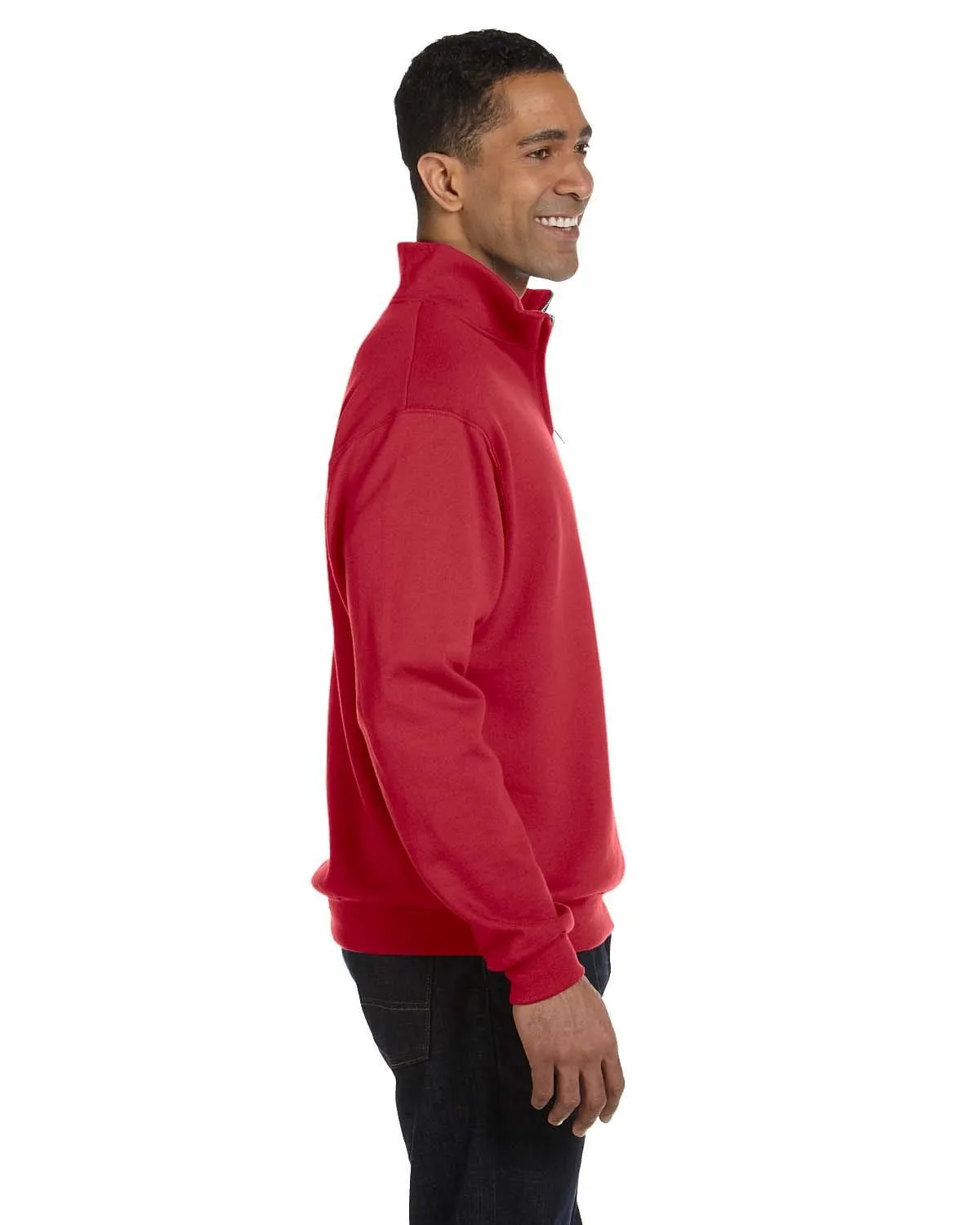 Jerzees NuBlend 50/50 Quarter-Zip Cadet Collar Sweatshirt