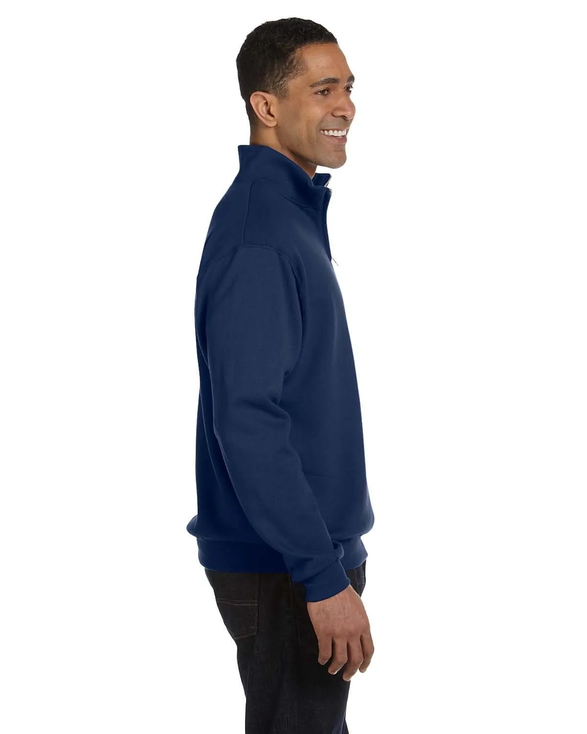 Jerzees NuBlend 50/50 Quarter-Zip Cadet Collar Sweatshirt