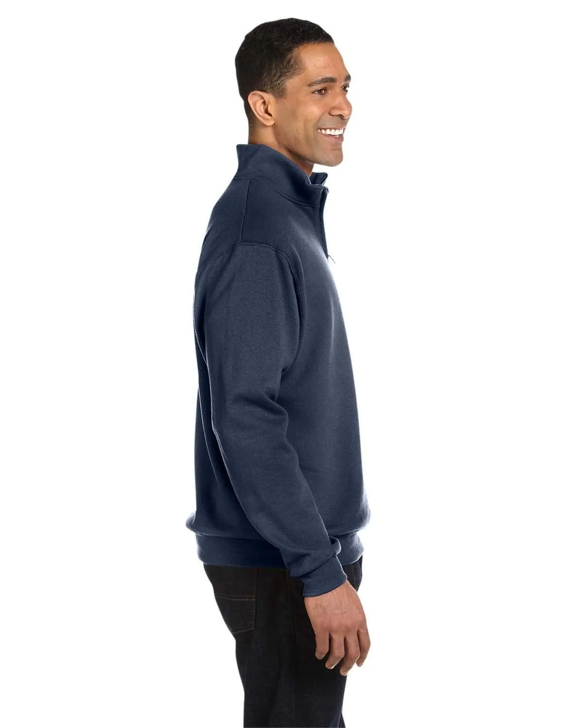 Jerzees NuBlend 50/50 Quarter-Zip Cadet Collar Sweatshirt