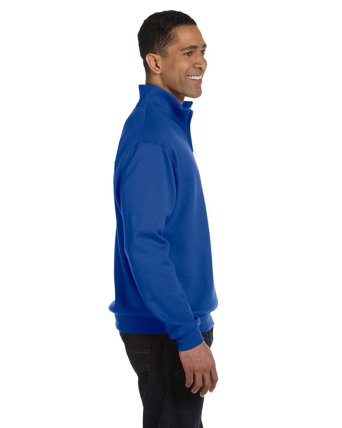 Jerzees NuBlend 50/50 Quarter-Zip Cadet Collar Sweatshirt