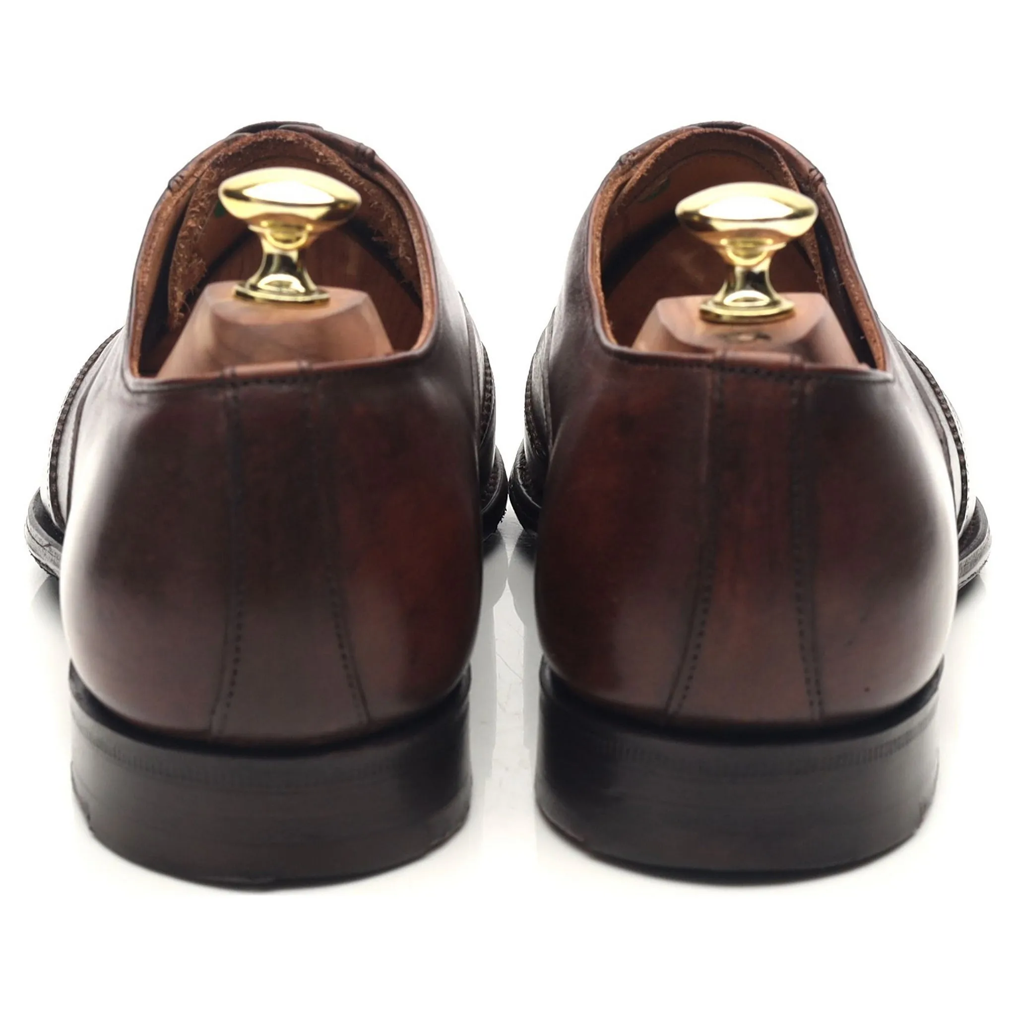 Jil Sander Dark Brown Leather Oxford UK 7 F