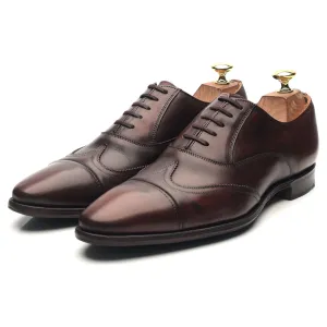 Jil Sander Dark Brown Leather Oxford UK 7 F