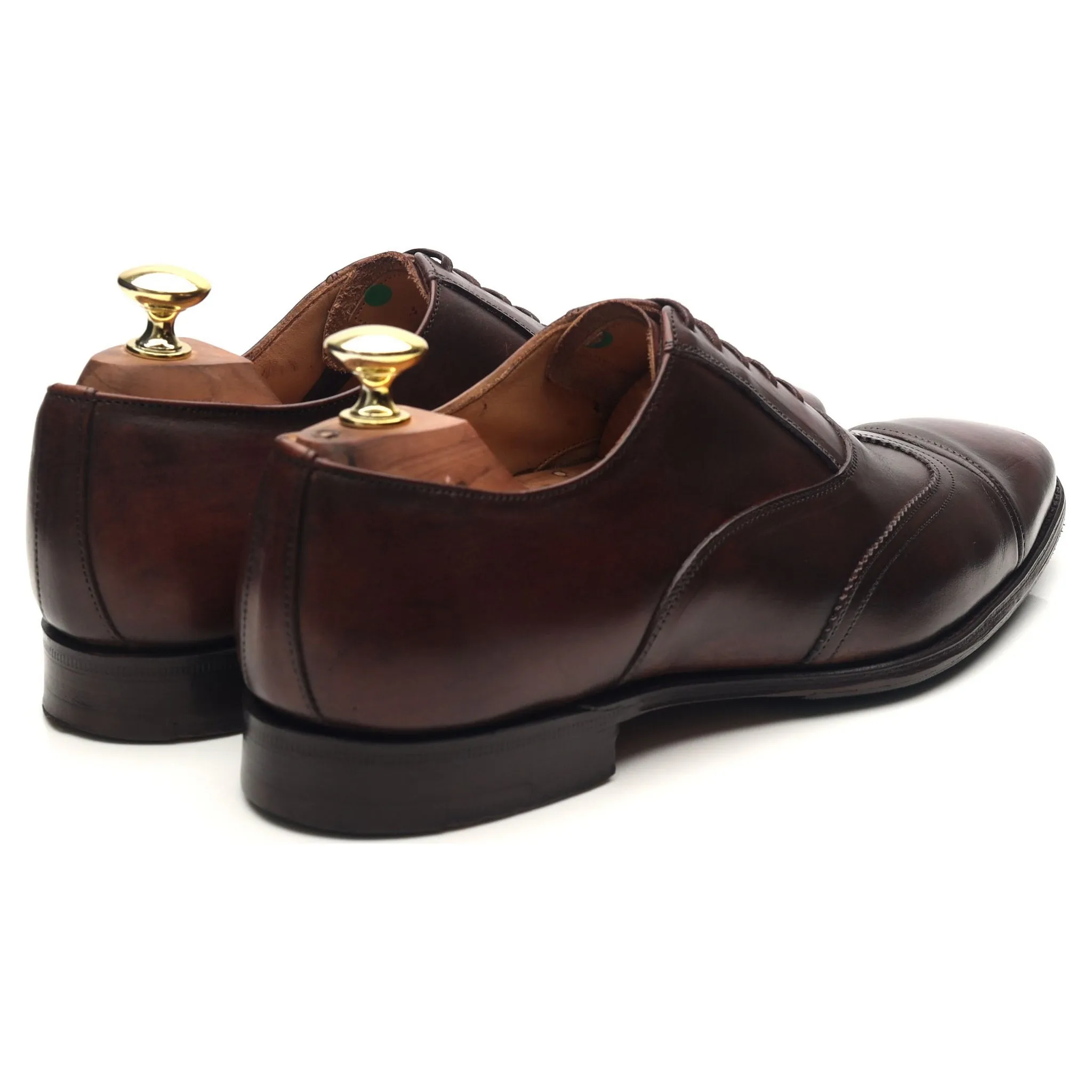 Jil Sander Dark Brown Leather Oxford UK 7 F