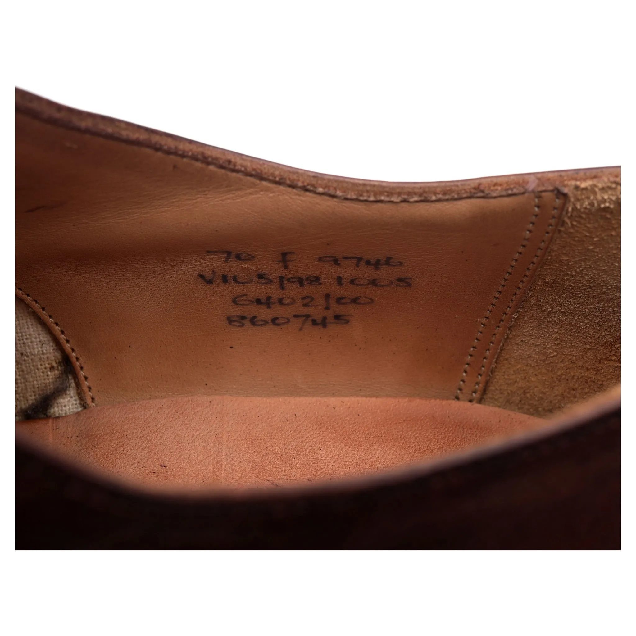 Jil Sander Dark Brown Leather Oxford UK 7 F
