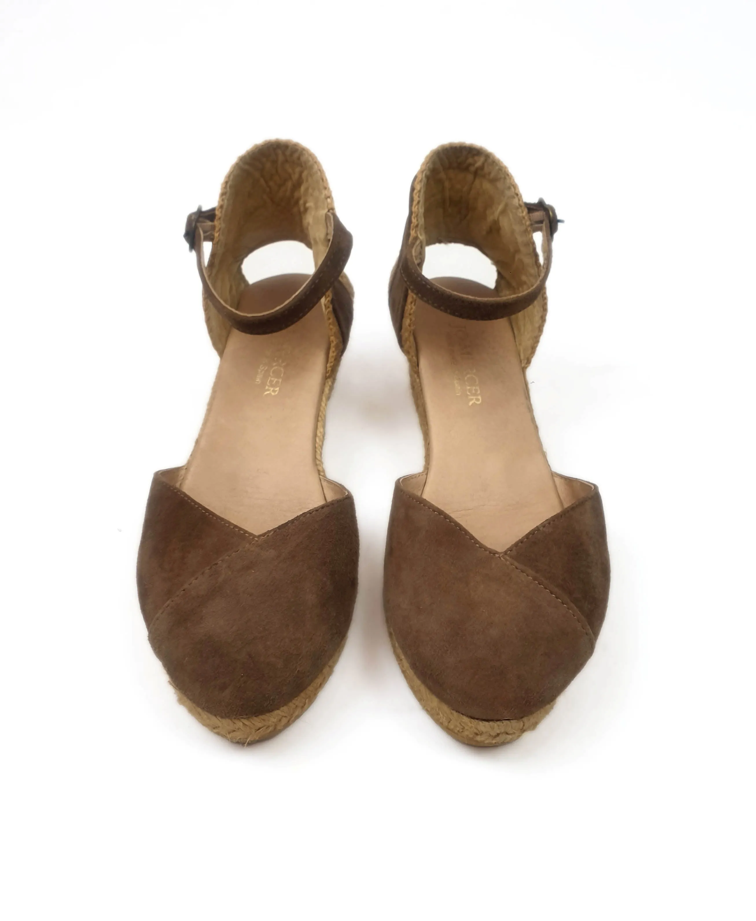 Jo Mercer brown suede shoes size 38