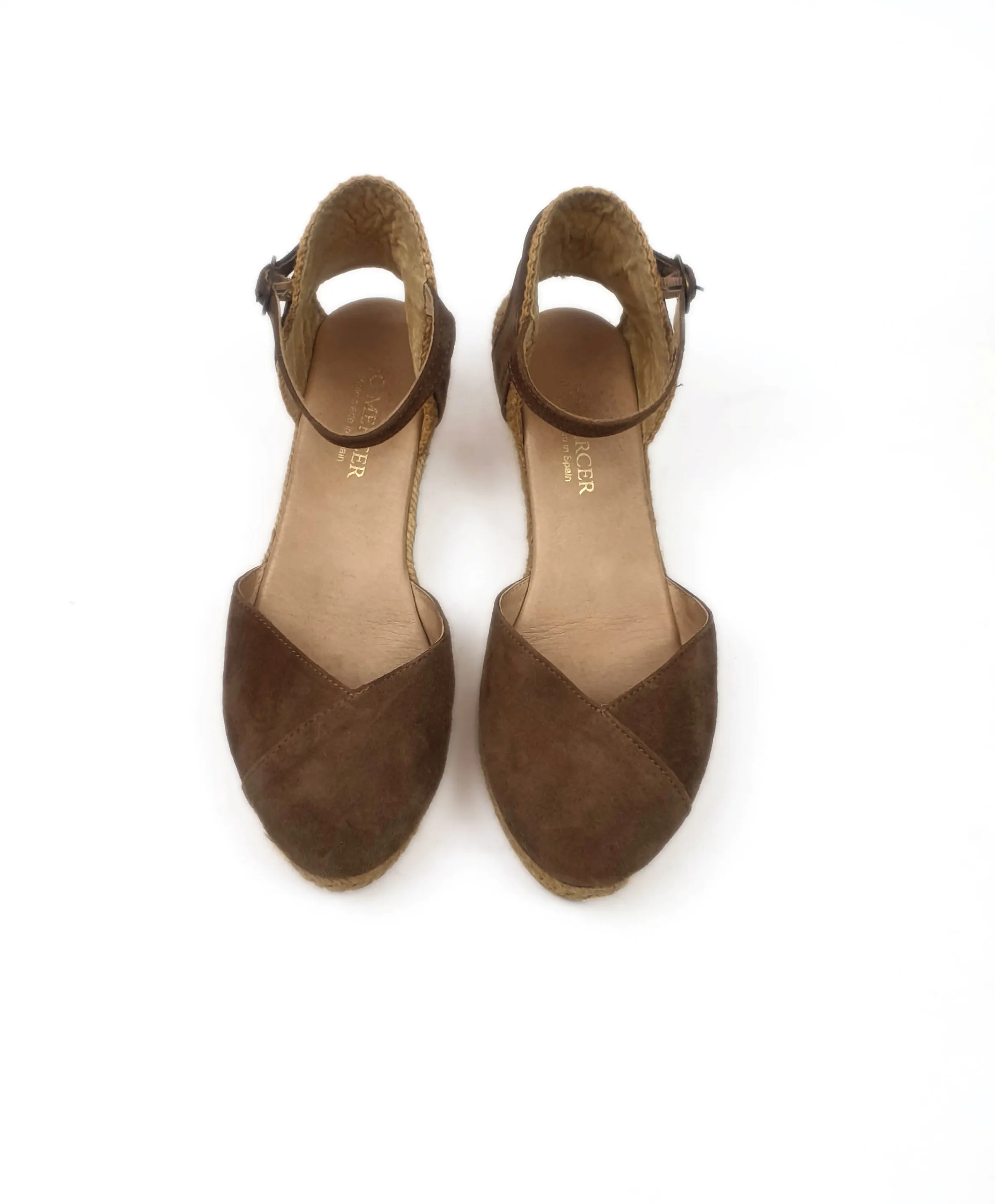 Jo Mercer brown suede shoes size 38