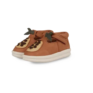 Joeka Shoes | Papaya | Walnut Nubuck