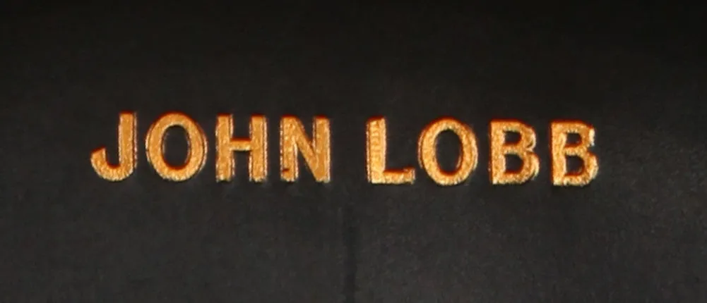 John Lobb Black Cap Toe Shoes