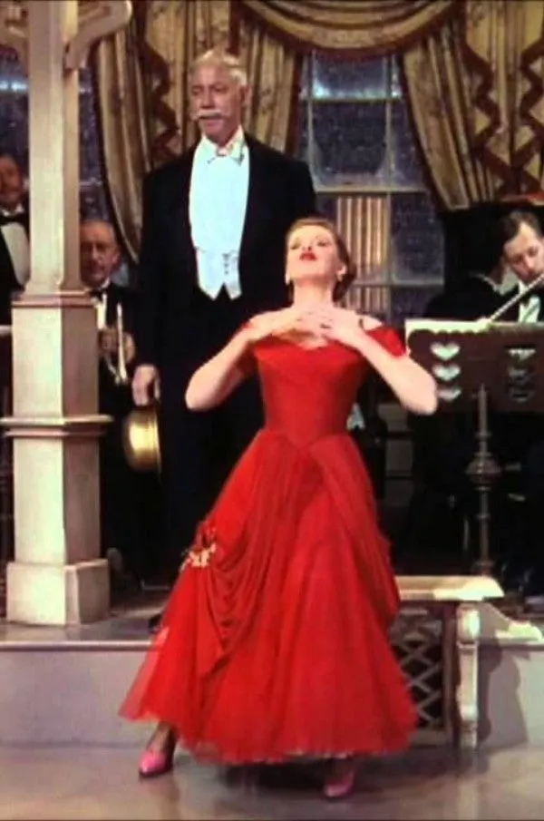 Judy Garland Red Dress Good Old Summer Time Prom Dress