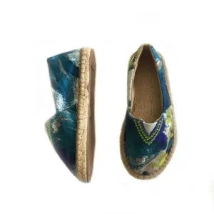 Jute Women Blue Shoes