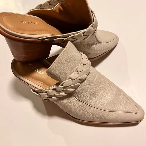 Kaanas Turin Loafer Mule Bootie, Ivory MSRP: $169.00 7M