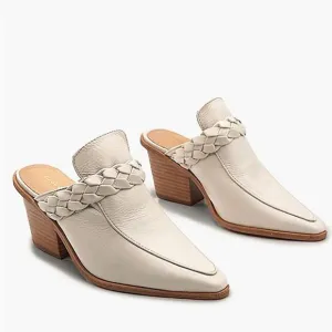 Kaanas Turin Loafer Mule Bootie, Ivory MSRP: $169.00 7M