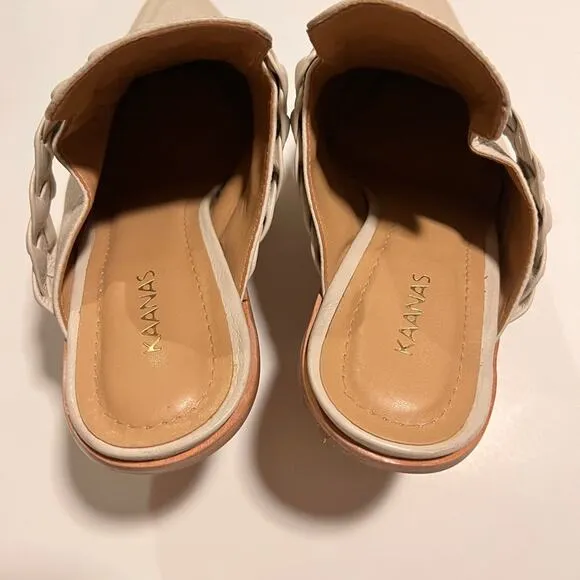 Kaanas Turin Loafer Mule Bootie, Ivory MSRP: $169.00 7M