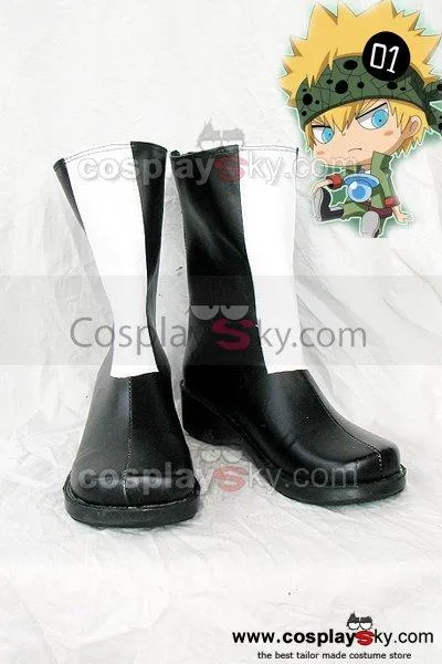Katekyo Hitman Reborn Colonnello Cosplay Boots Shoes