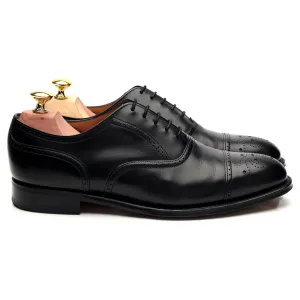 'Kelmarsh' Black Leather Oxford Brogue UK 7 F