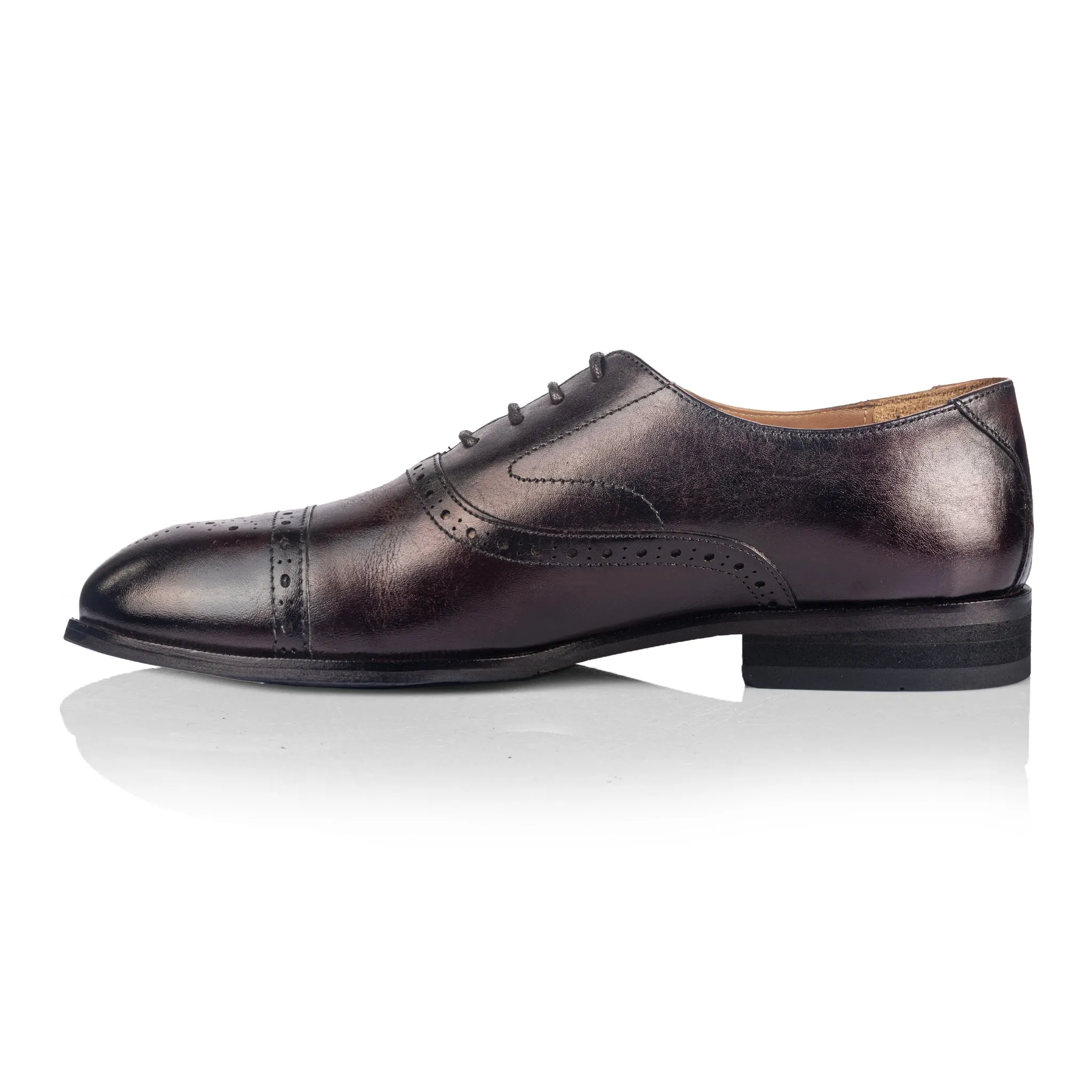 Kenedy Cap toe oxford (Burnt Brown)