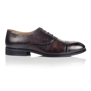 Kenedy Cap toe oxford (Burnt Brown)