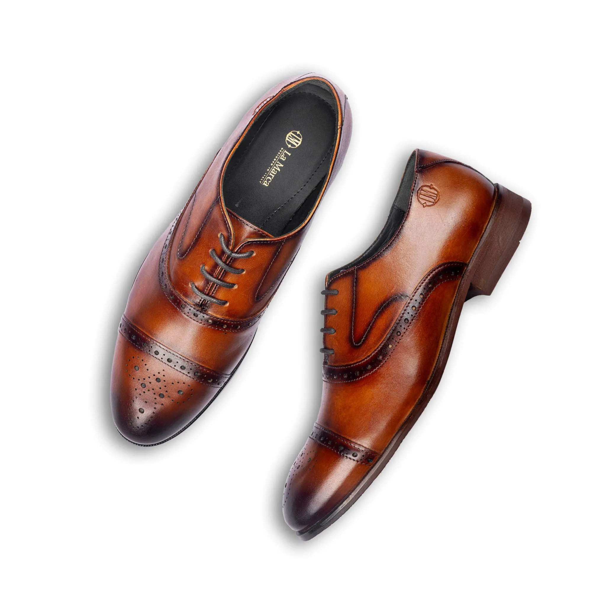 Kenedy Cap toe oxford (DK Cognac)