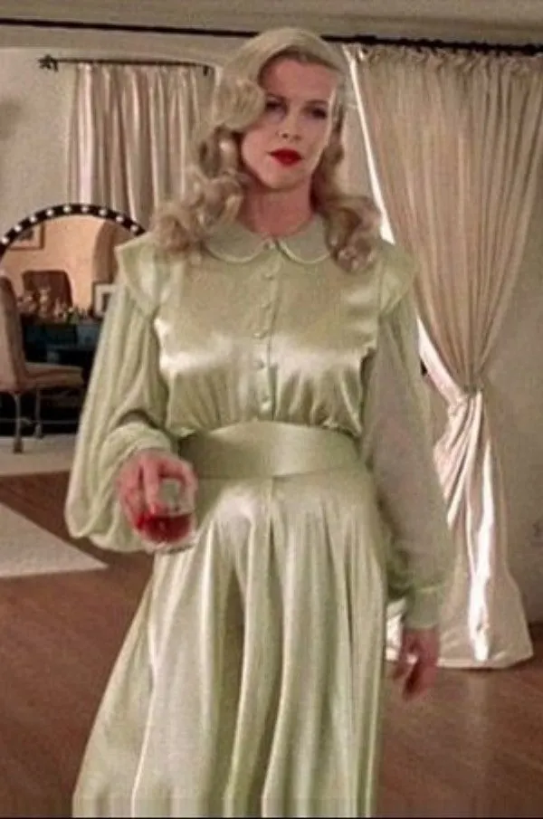 Kim Basinger Dress Blue Prom Dress