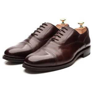 'Kingsway' Dark Brown Leather Oxford UK 9