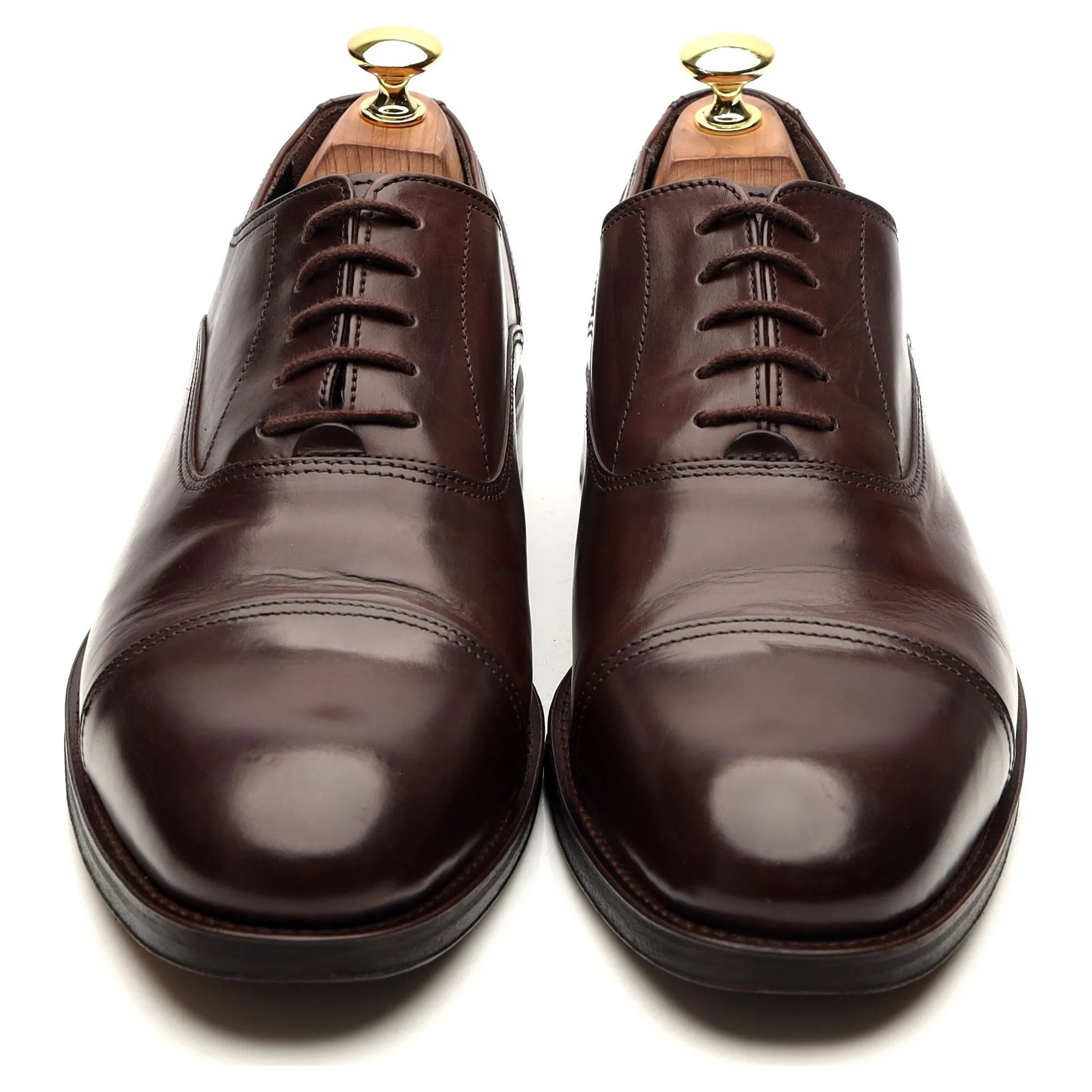 'Kingsway' Dark Brown Leather Oxford UK 9