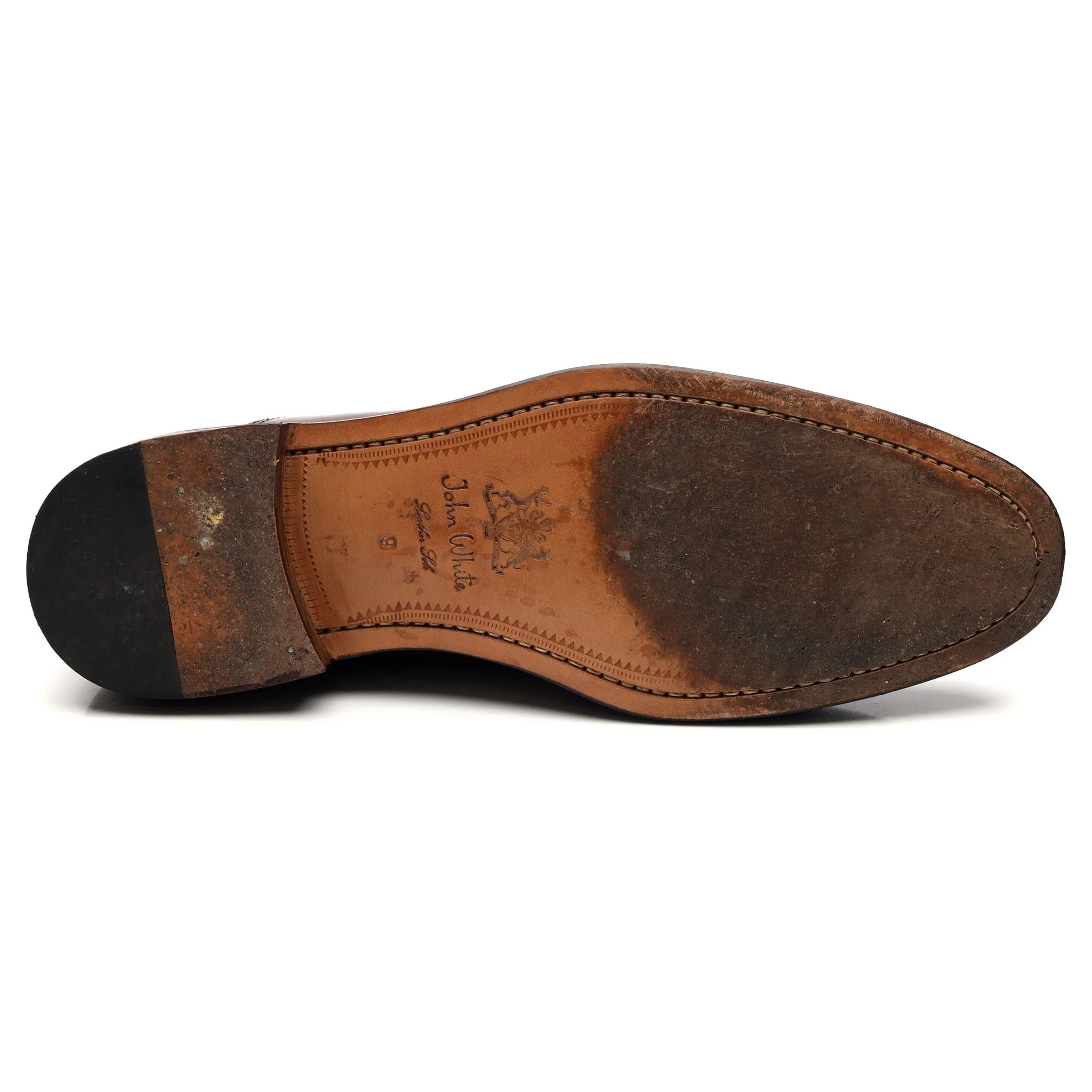 'Kingsway' Dark Brown Leather Oxford UK 9