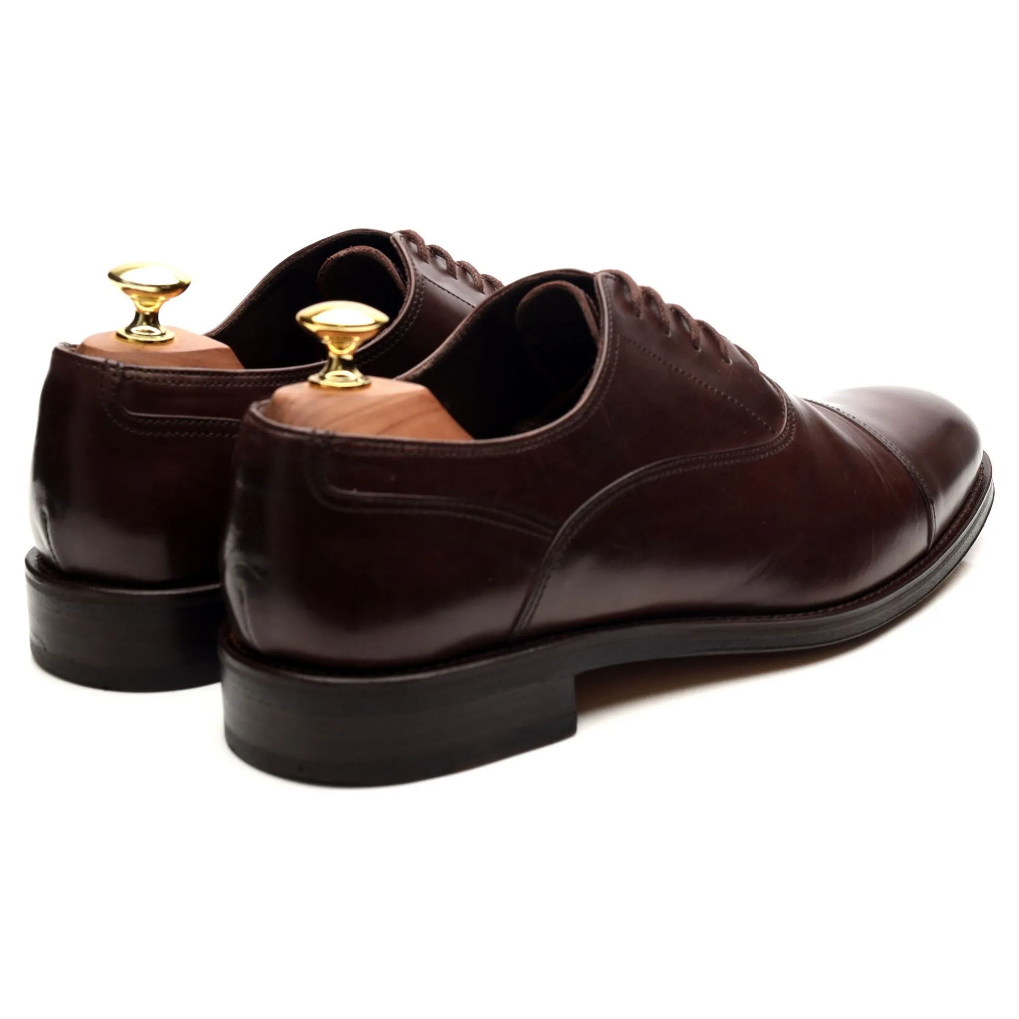 'Kingsway' Dark Brown Leather Oxford UK 9