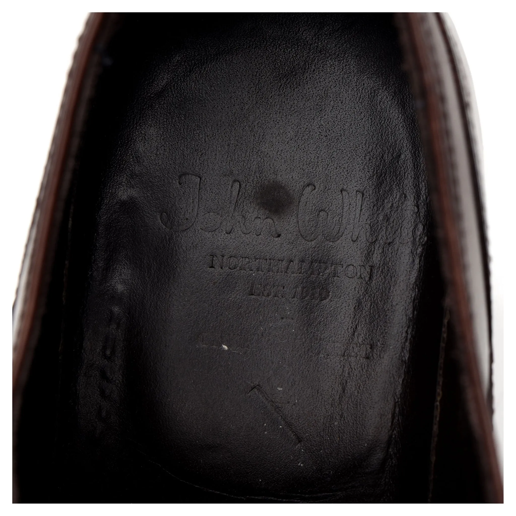 'Kingsway' Dark Brown Leather Oxford UK 9