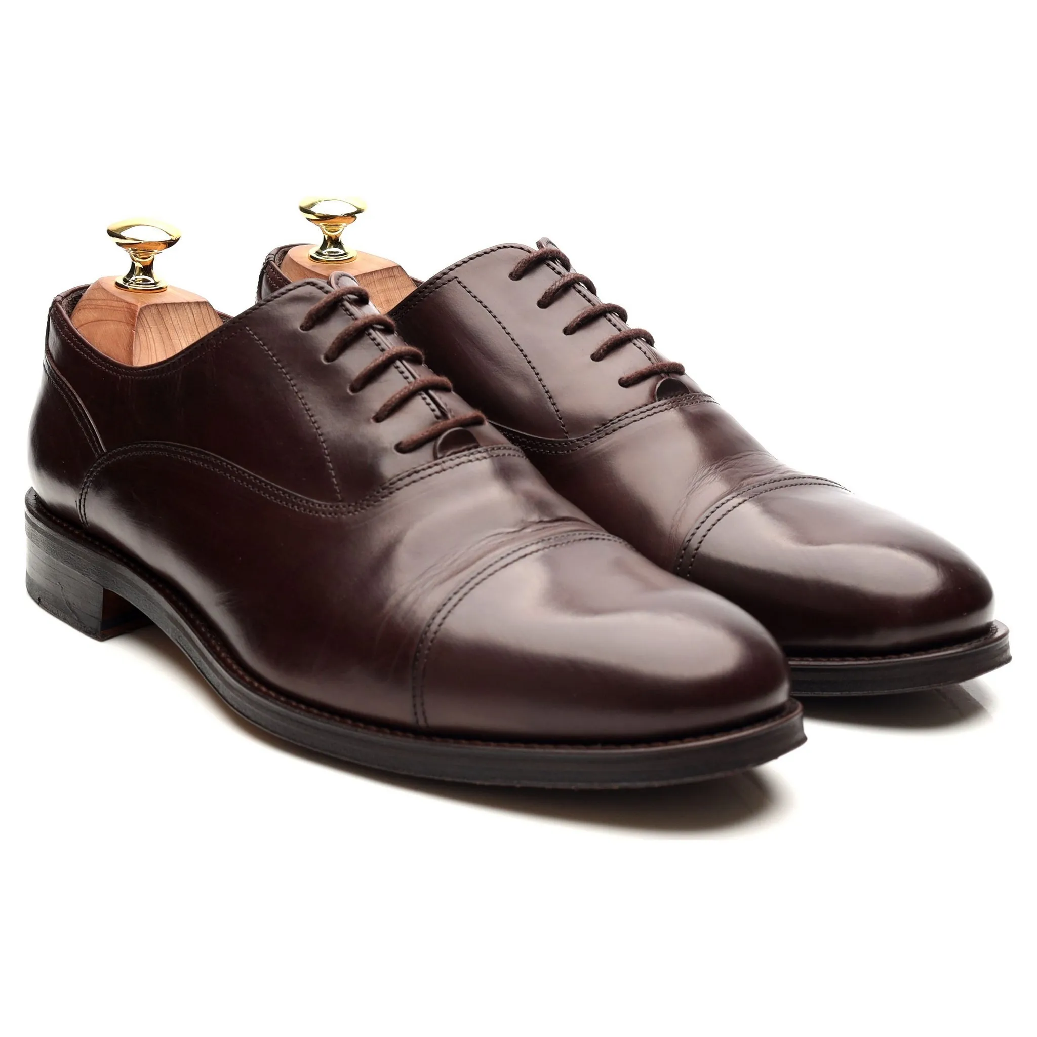 'Kingsway' Dark Brown Leather Oxford UK 9