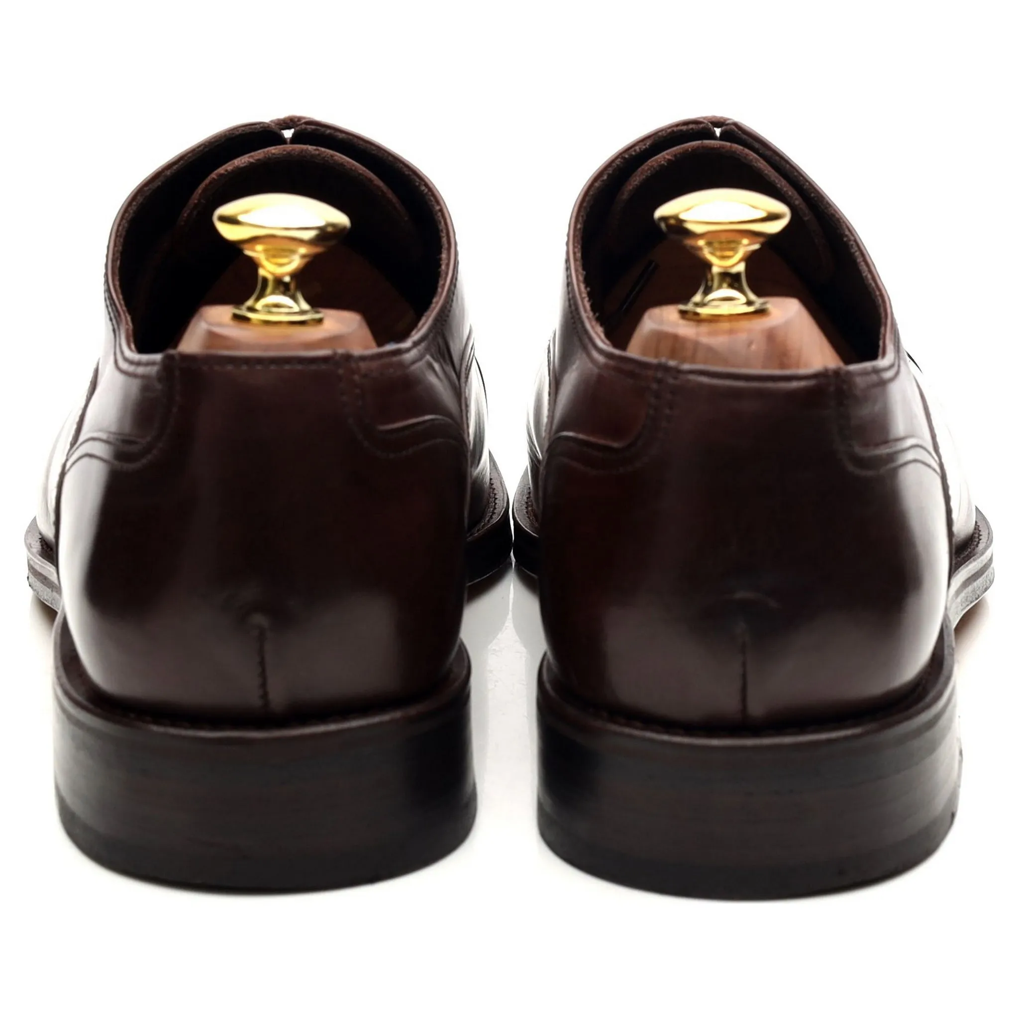 'Kingsway' Dark Brown Leather Oxford UK 9