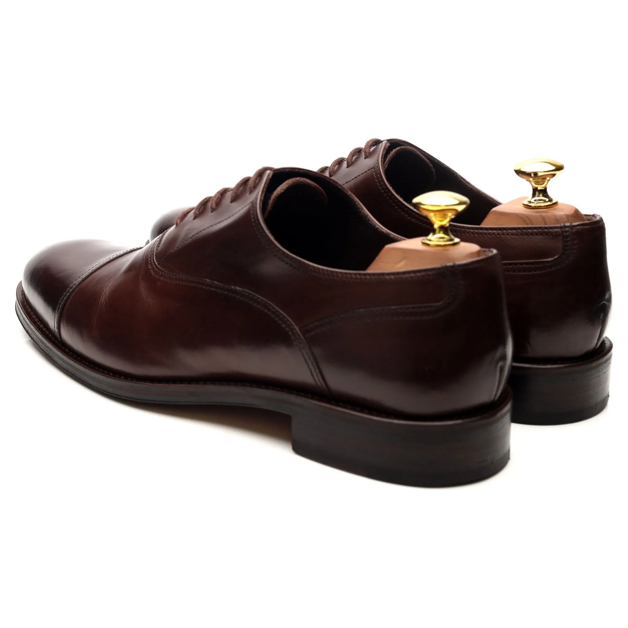 'Kingsway' Dark Brown Leather Oxford UK 9