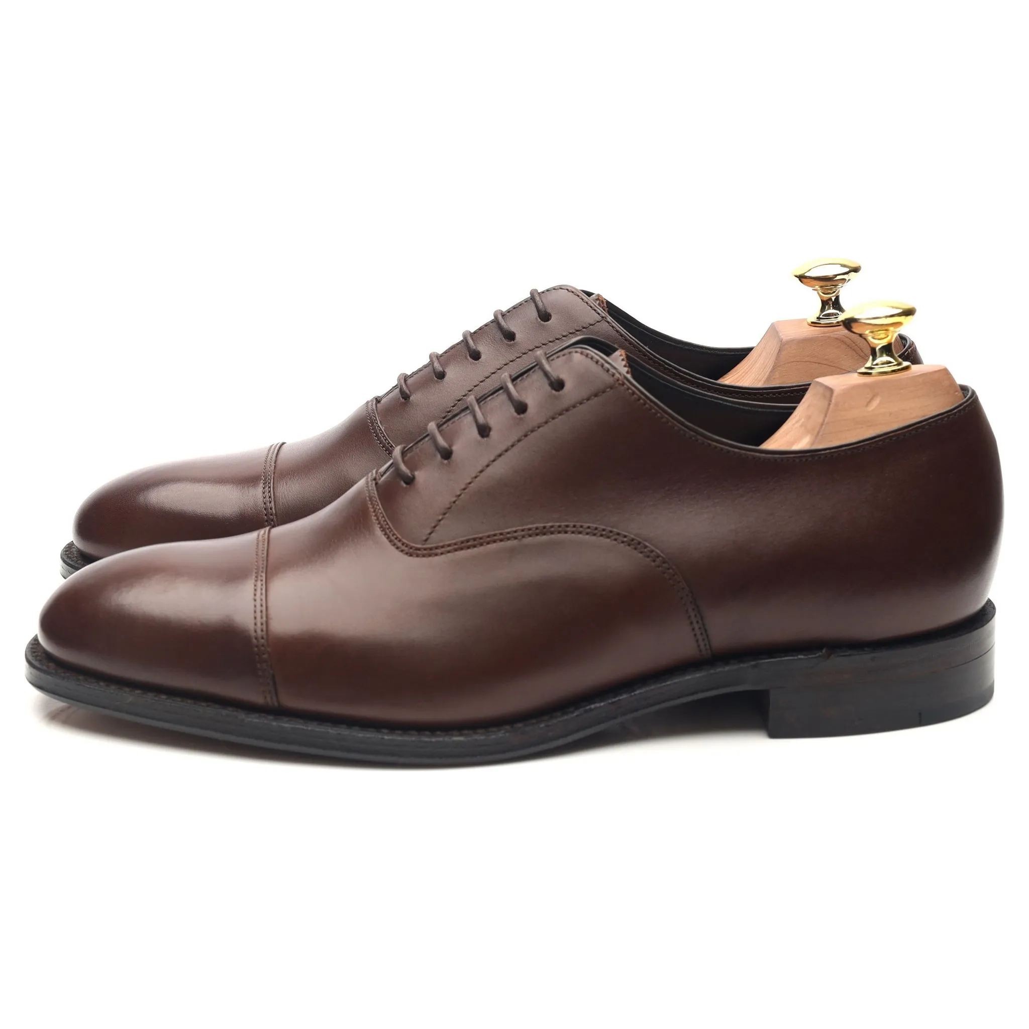 'Knightsbridge' Brown Leather Oxford UK 8.5 F