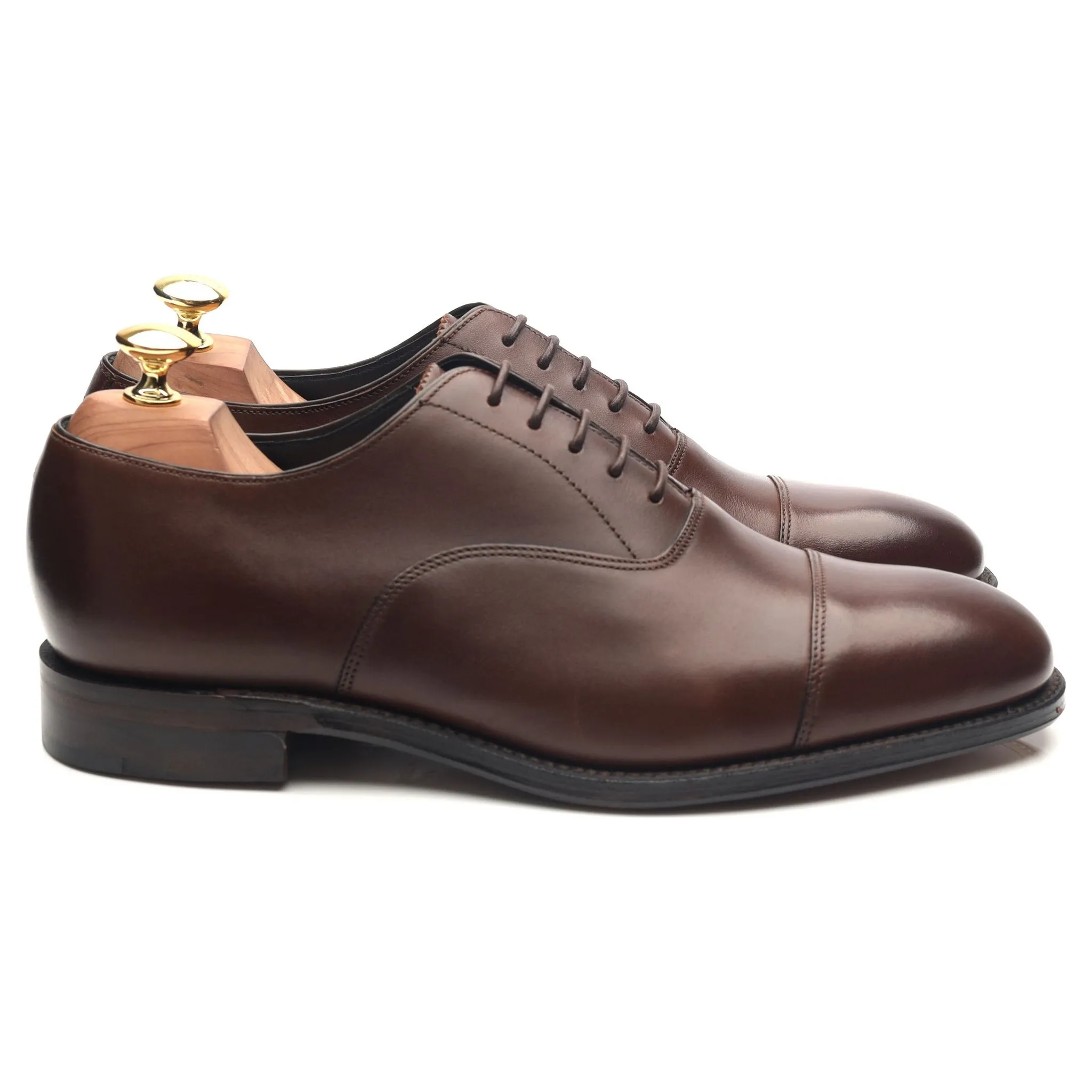 'Knightsbridge' Brown Leather Oxford UK 8.5 F