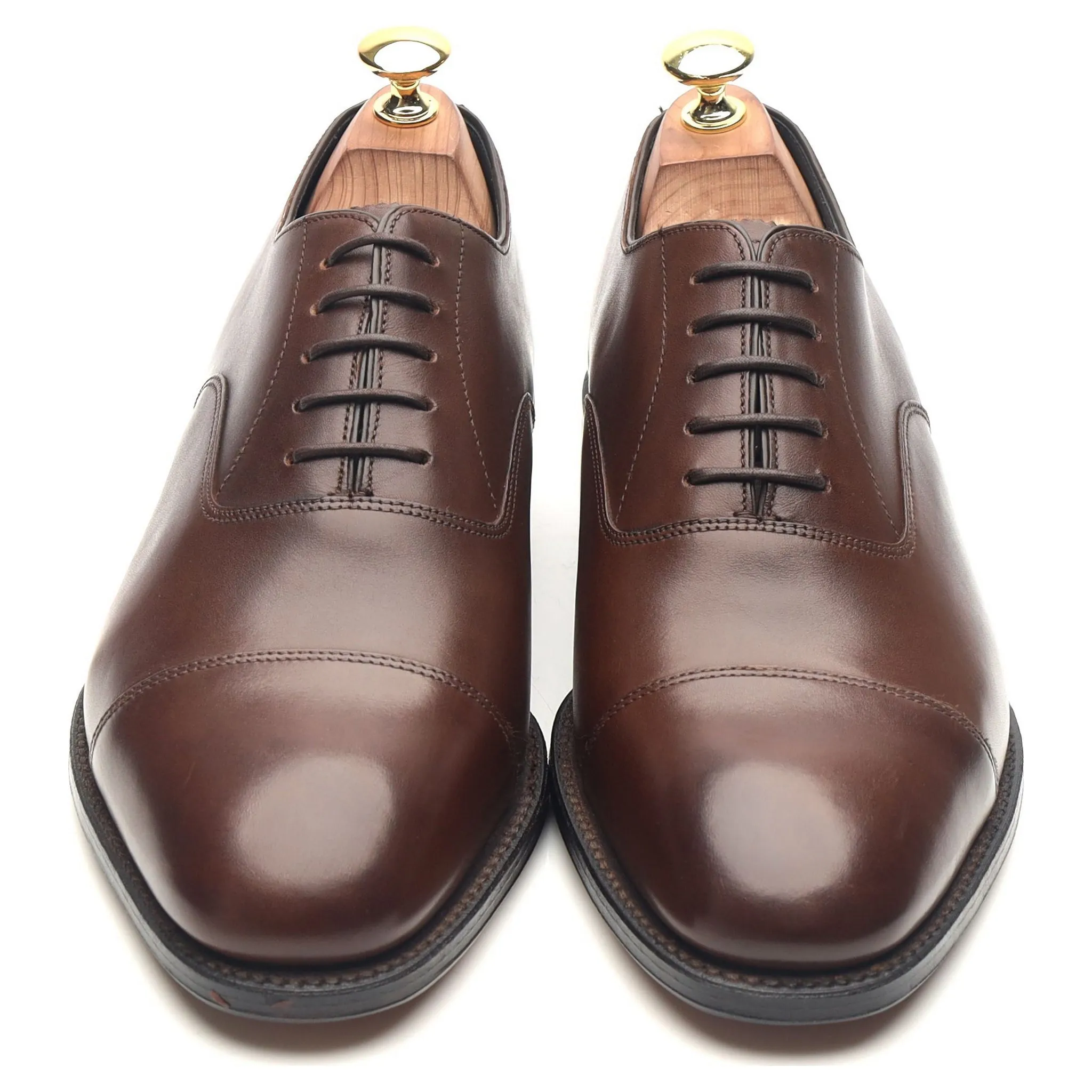 'Knightsbridge' Brown Leather Oxford UK 8.5 F