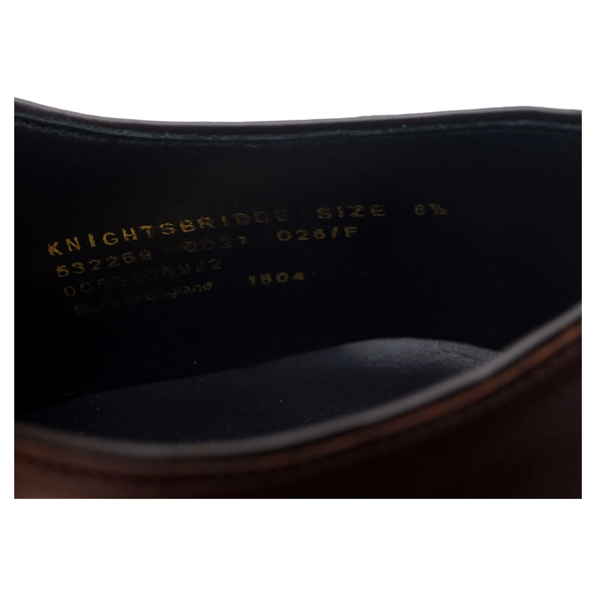 'Knightsbridge' Brown Leather Oxford UK 8.5 F