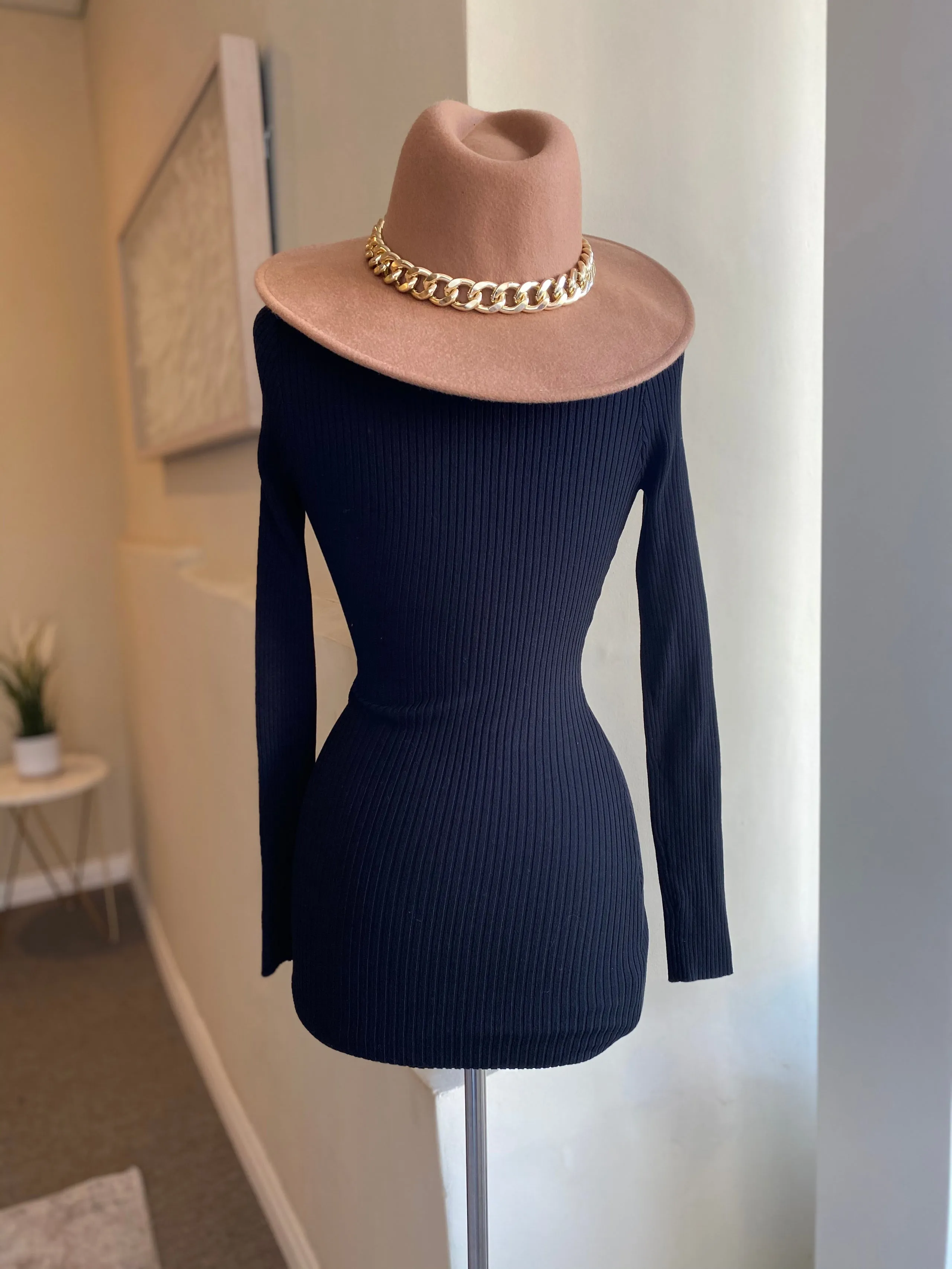 Lace Up Mini Dress