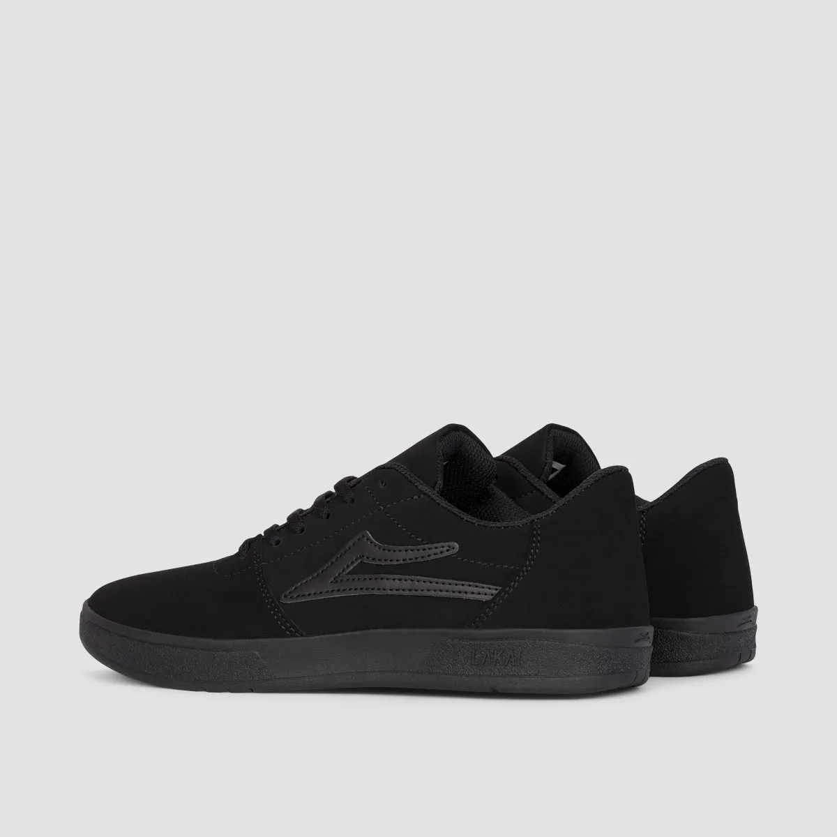 Lakai Brighton Shoes - Black/Black Nubuck