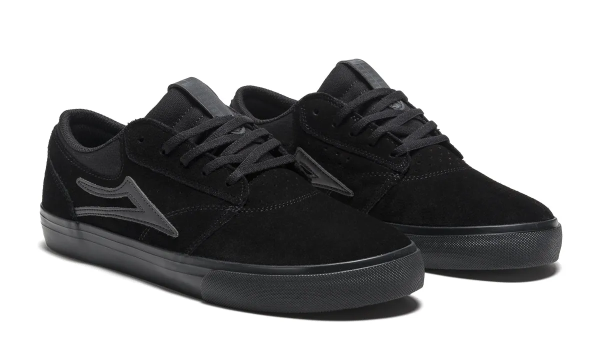 Lakai Griffin Shoes Black/Black Suede