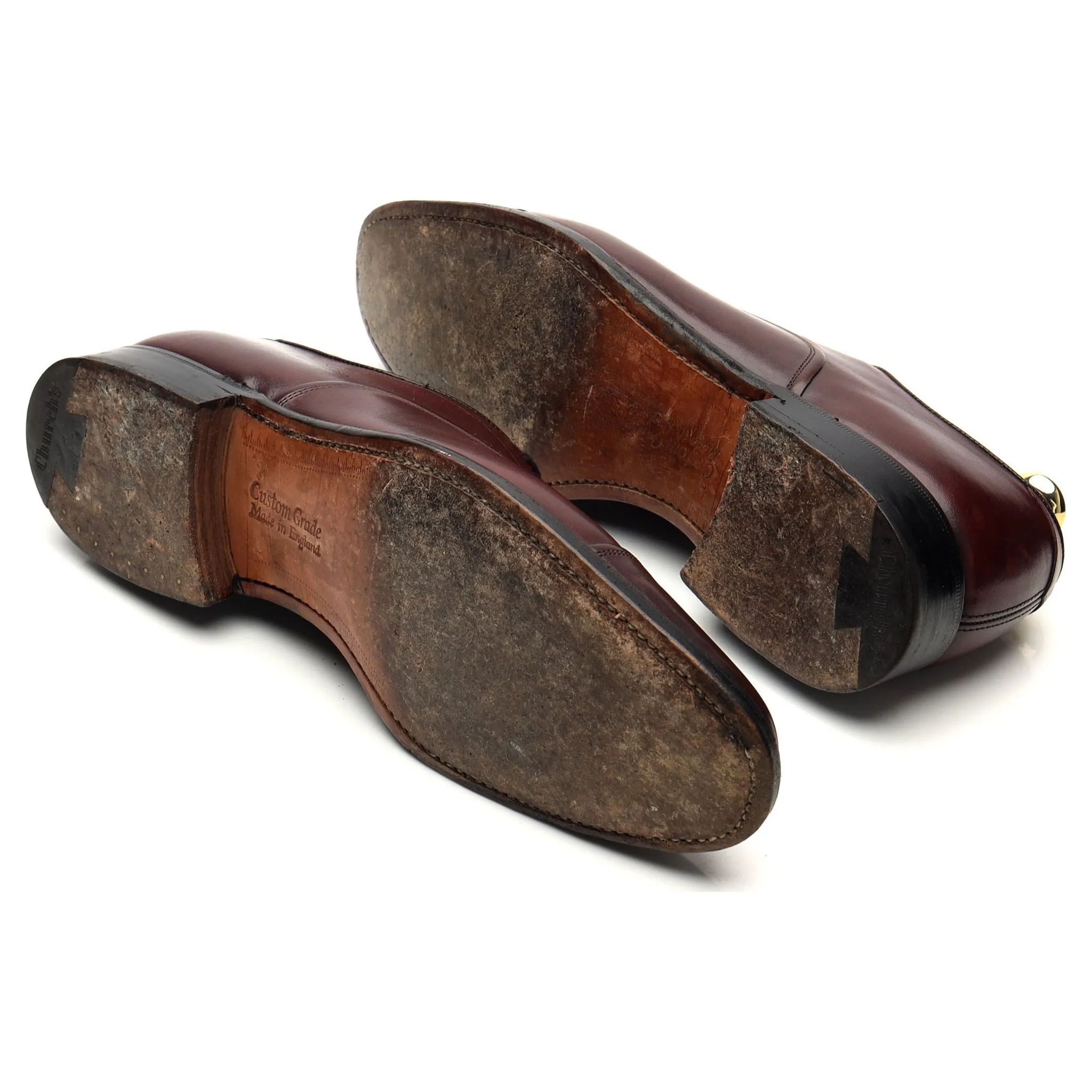 'Lanark' Burgundy Leather Oxford UK 6 F