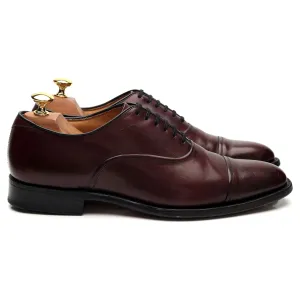 'Lanark' Burgundy Leather Oxford UK 6 F