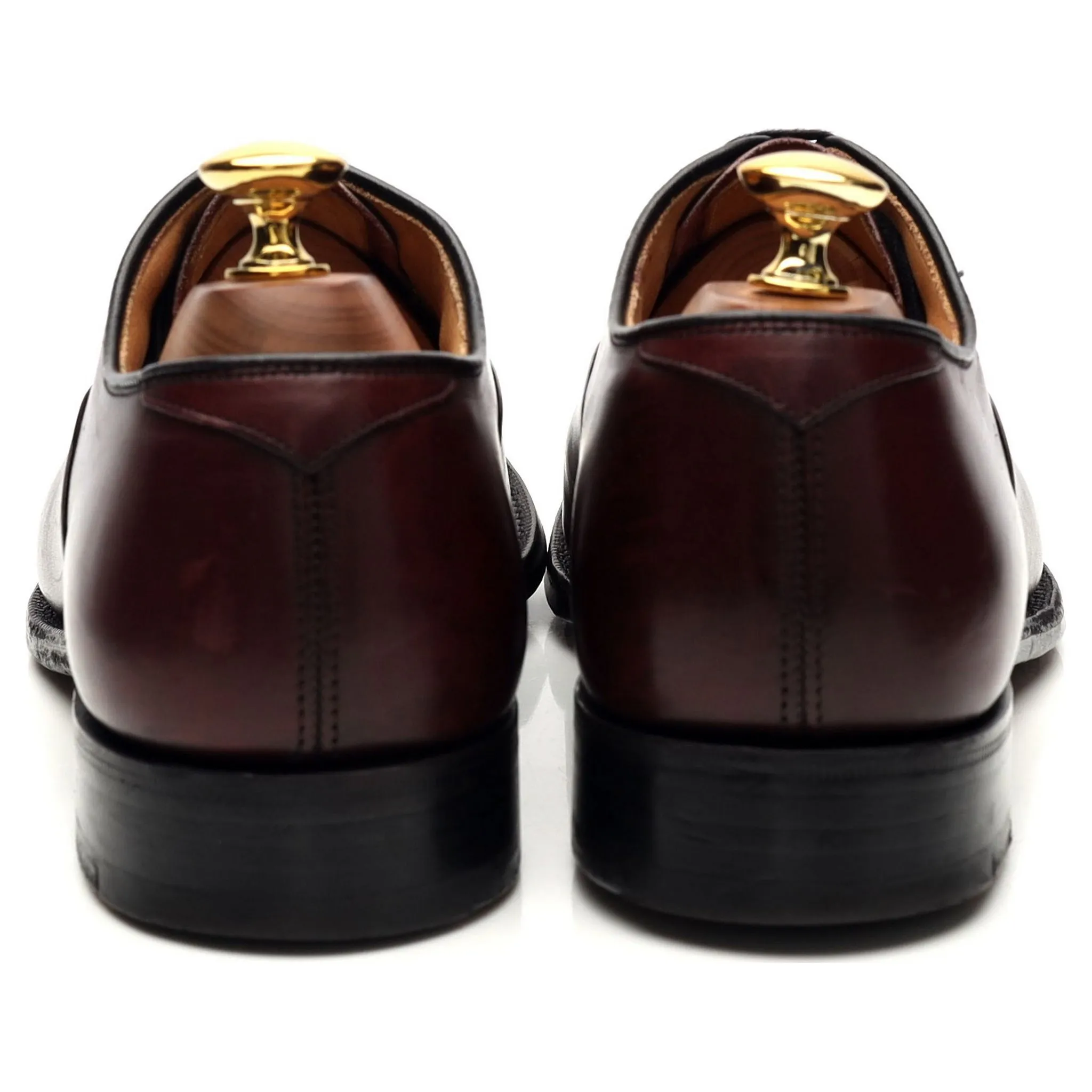 'Lanark' Burgundy Leather Oxford UK 6 F