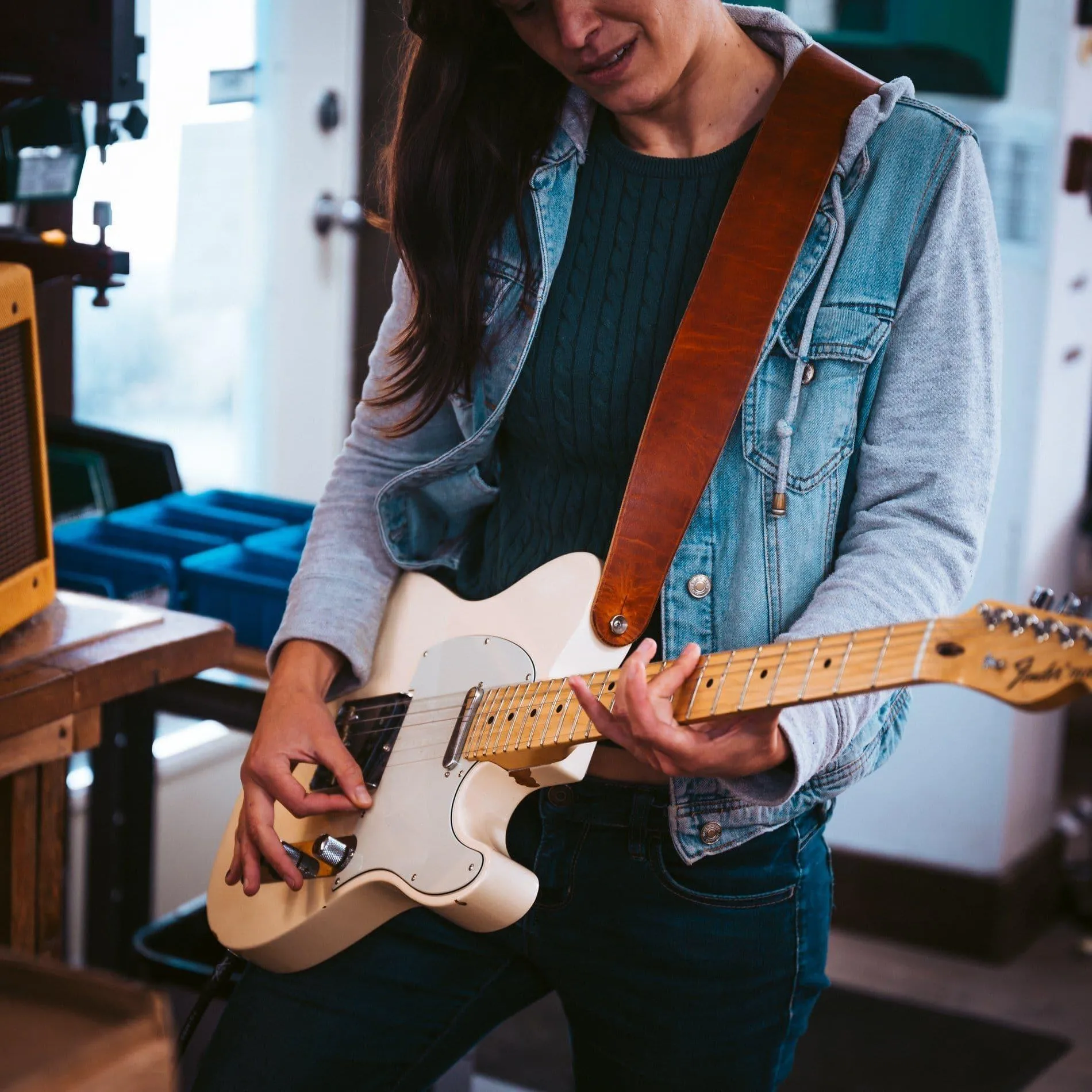 Leather Guitar Strap