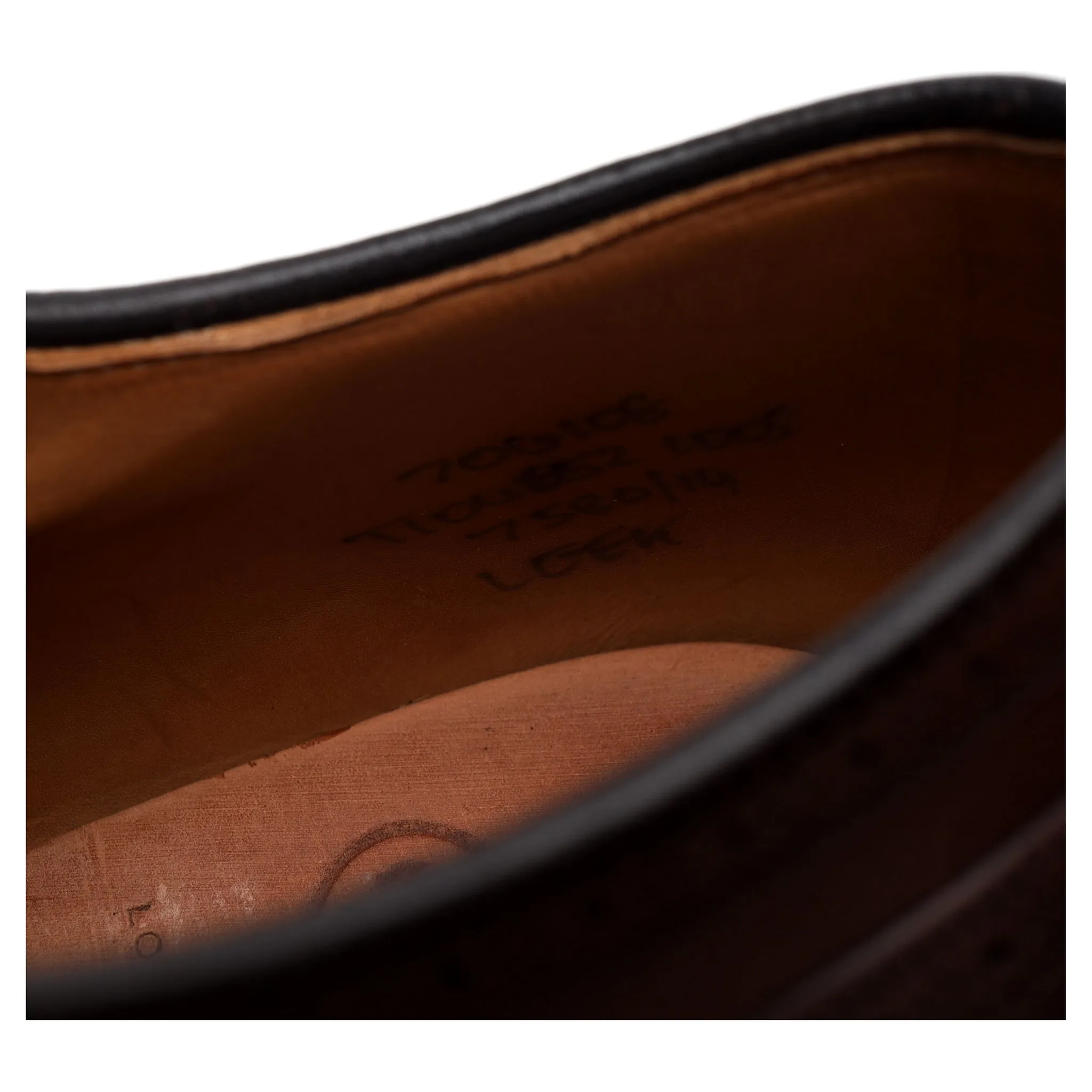 'Leek' Brown Leather Oxford Brogue UK 7 G