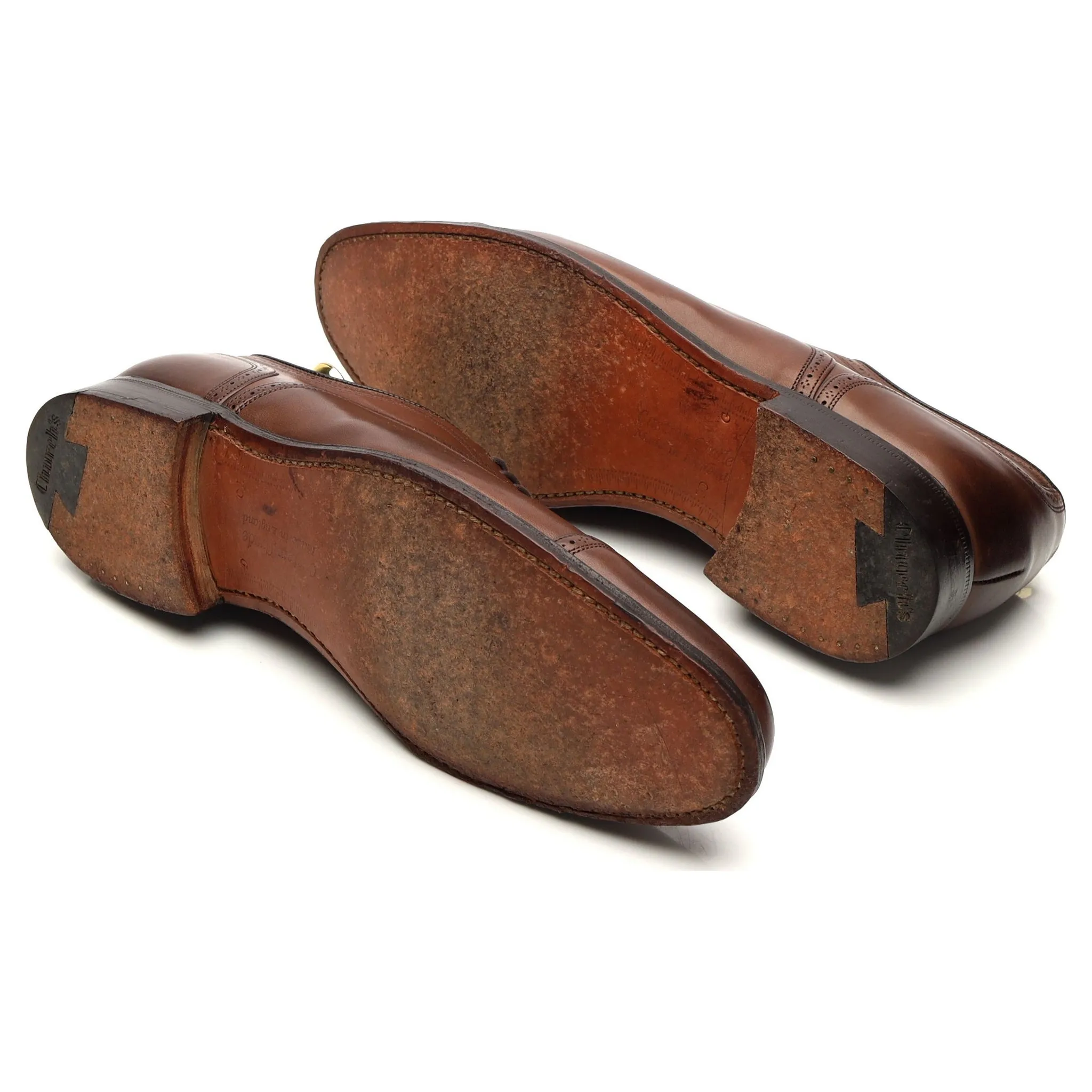 'Leek' Brown Leather Oxford Brogue UK 7 G