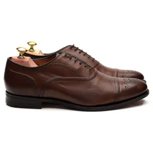 'Leek' Brown Leather Oxford Brogue UK 7 G